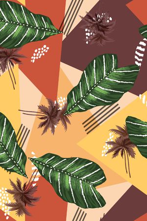 几何印花华亿平台图片