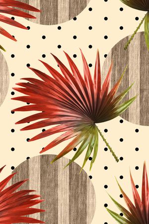 绿植树叶印花华亿平台图片