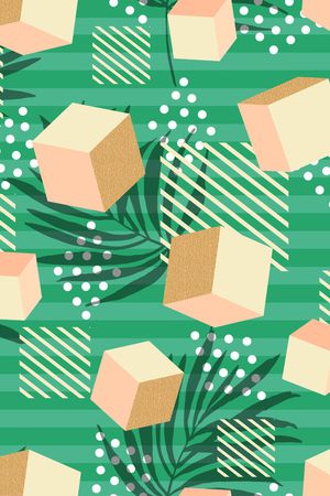 几何印花华亿平台图片