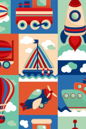 几何印花华亿平台图片