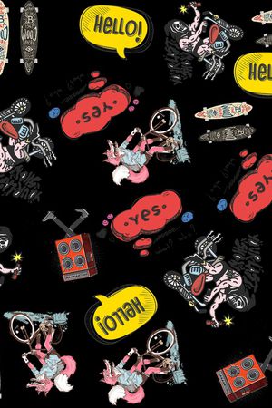 字母印花华亿平台图片