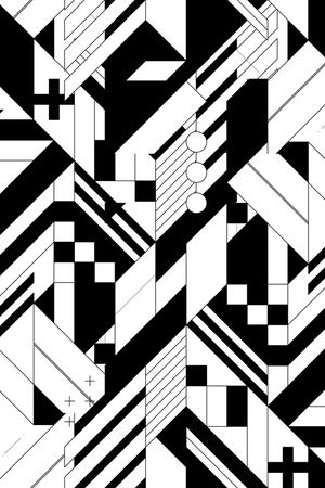 几何印花华亿平台图片