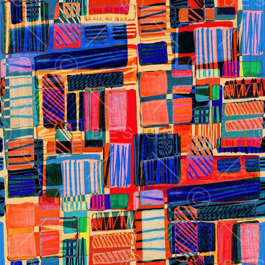 几何印花华亿平台图片