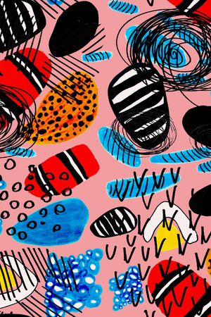 几何印花华亿平台图片