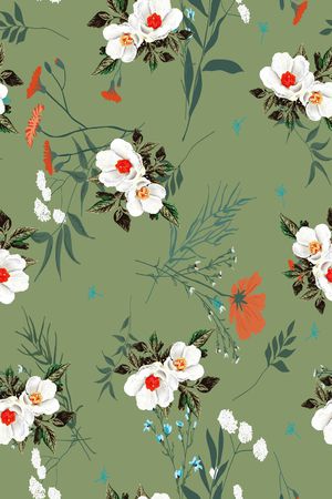 绿植树叶印花华亿平台图片