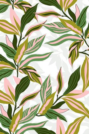 绿植树叶印花华亿平台图片