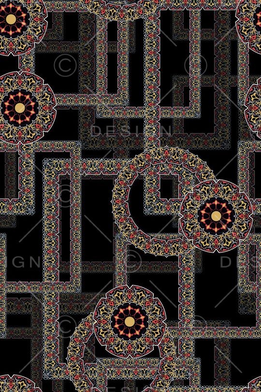 几何印花华亿平台图片