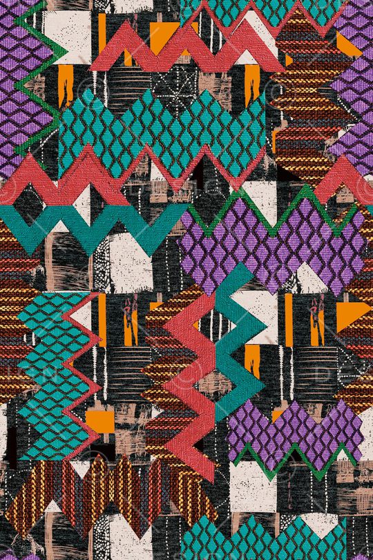 几何印花华亿平台图片