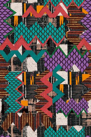 几何印花华亿平台图片