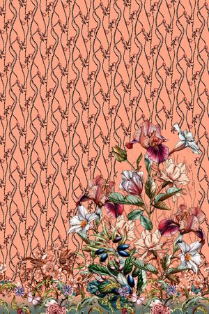 女装定位花印花华亿平台图片