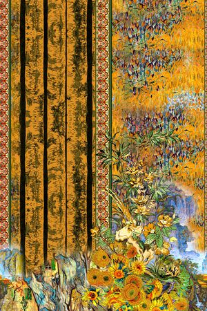 女装定位花印花华亿平台图片