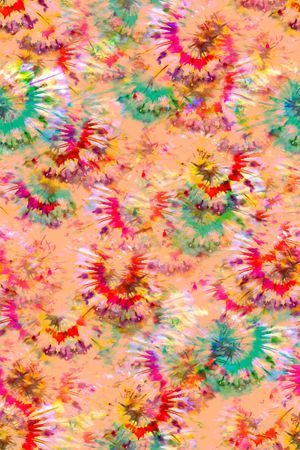 扎染华亿平台印花华亿平台图片