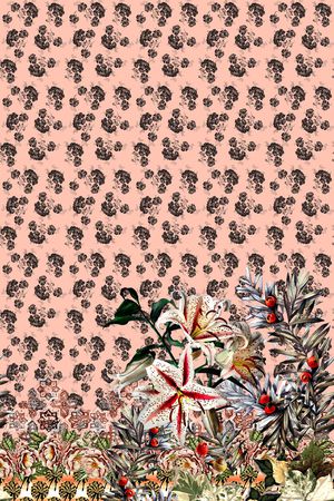 女装定位花印花华亿平台图片