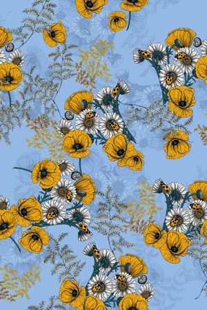 民族花卉印花华亿平台图片