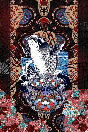 大牌风印花华亿平台图片