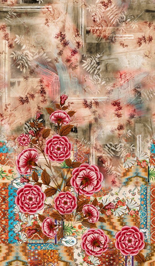 定位花印花华亿平台图片