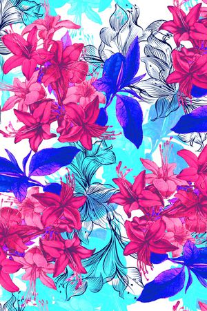 绿植树叶印花华亿平台图片