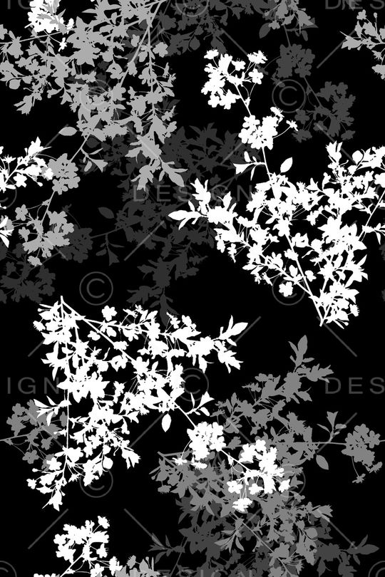 黑白华亿平台印花华亿平台图片