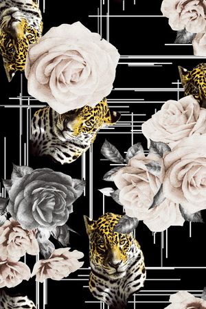 秋冬华亿平台印花华亿平台图片