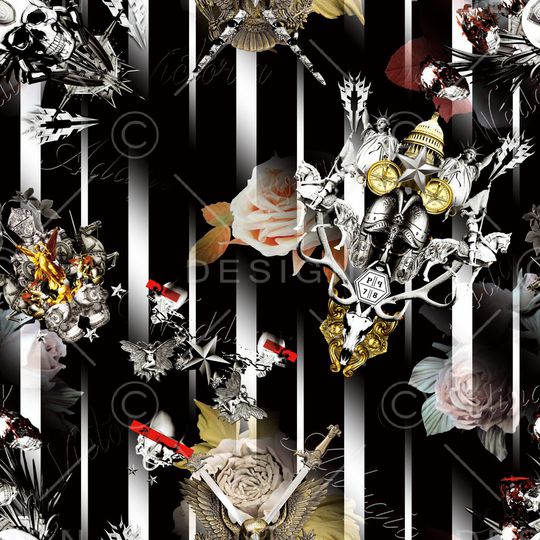 秋冬华亿平台印花华亿平台图片