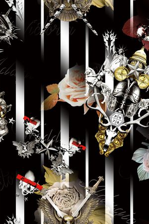 秋冬华亿平台印花华亿平台图片