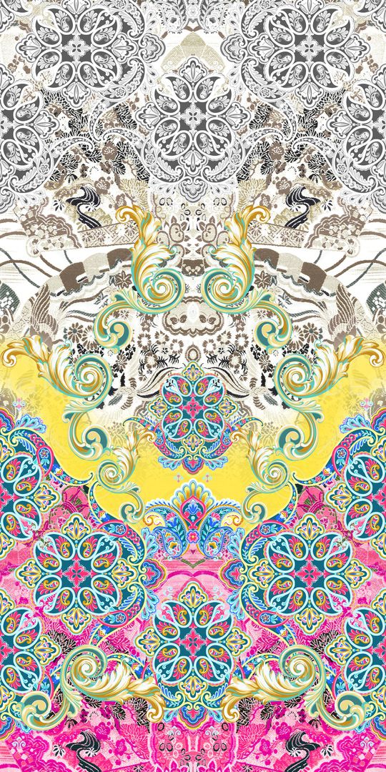 连衣裙印花华亿平台图片