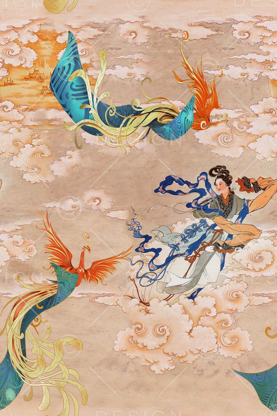 祥云印花华亿平台图片