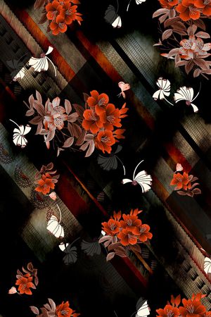 几何印花华亿平台图片