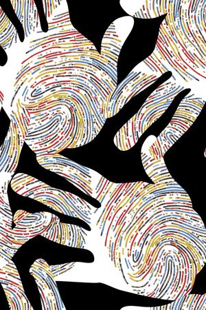 绿植树叶印花华亿平台图片