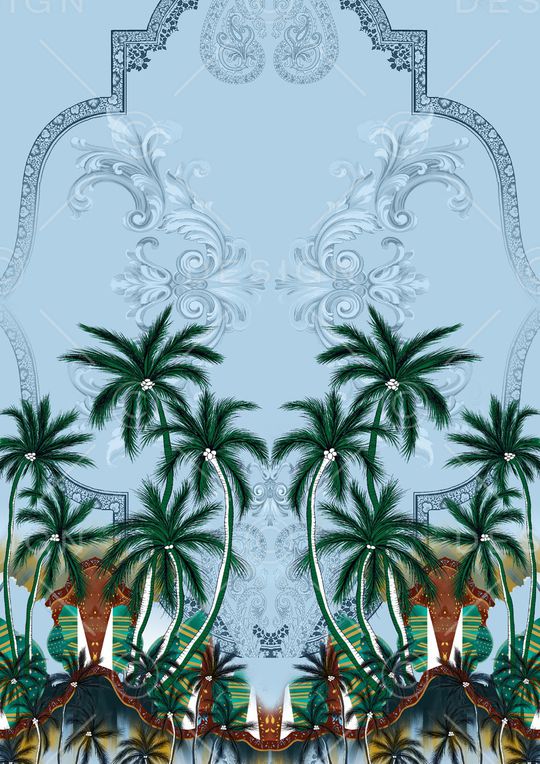 复古印花华亿平台图片