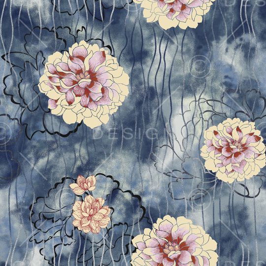 泼墨印花华亿平台图片