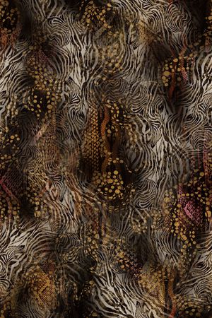 斑马纹印花华亿平台图片