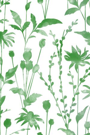 绿植树叶印花华亿平台图片