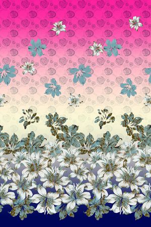 连衣裙印花华亿平台图片