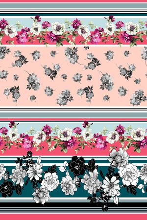 连衣裙印花华亿平台图片