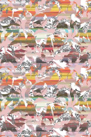 几何印花华亿平台图片