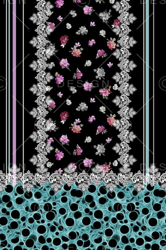 连衣裙印花华亿平台图片