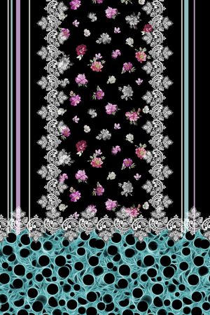 连衣裙印花华亿平台图片