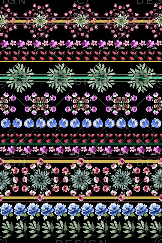 连衣裙印花华亿平台图片