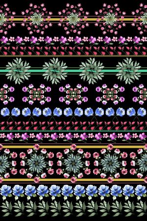 连衣裙印花华亿平台图片