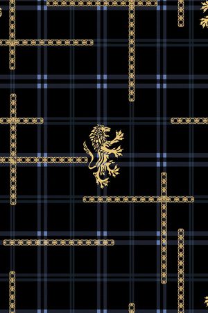 格子印花华亿平台图片