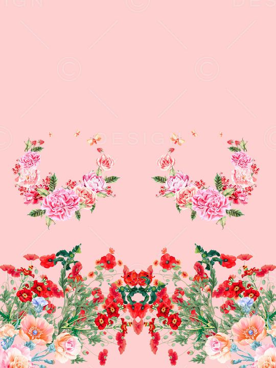 鲜花印花华亿平台图片