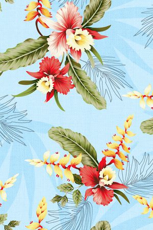 绿植树叶印花华亿平台图片