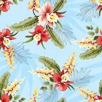 绿植树叶印花华亿平台图片