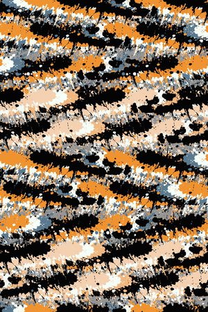 抽象男装印花华亿平台图片