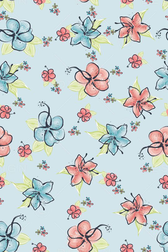 鲜花印花华亿平台图片