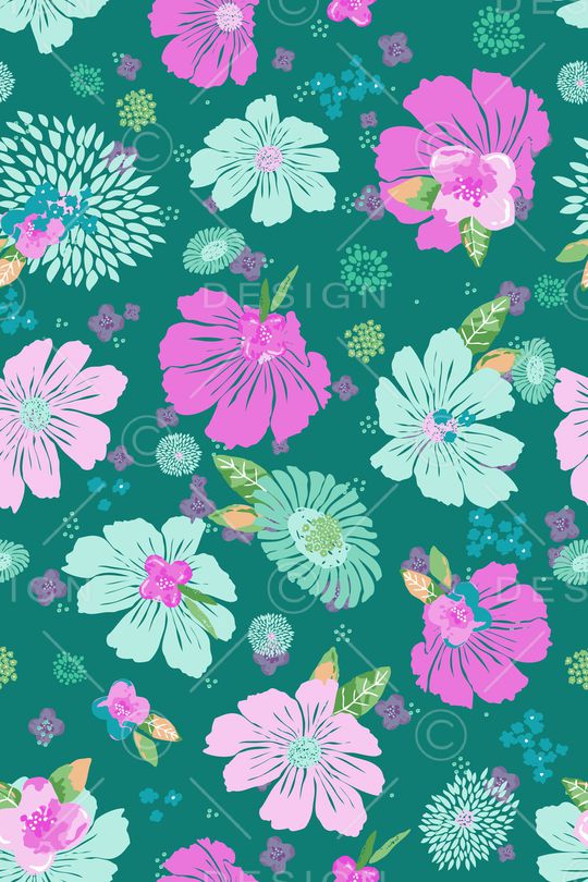 鲜花印花华亿平台图片