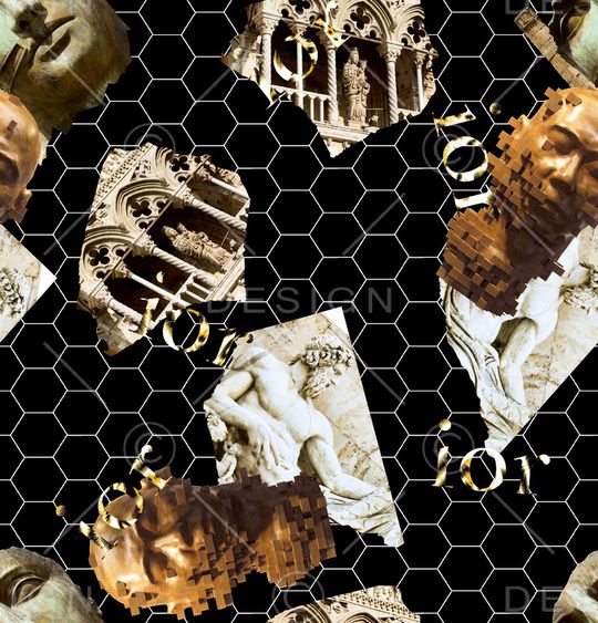 秋冬华亿平台印花华亿平台图片