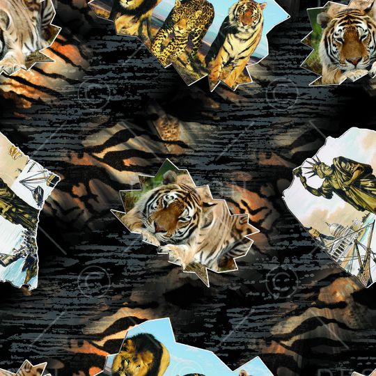 老虎印花华亿平台图片