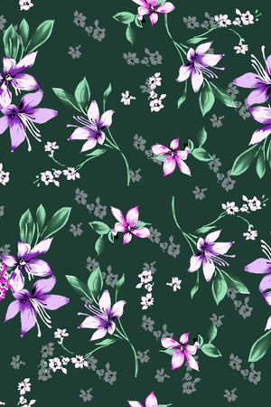 绿植树叶印花华亿平台图片